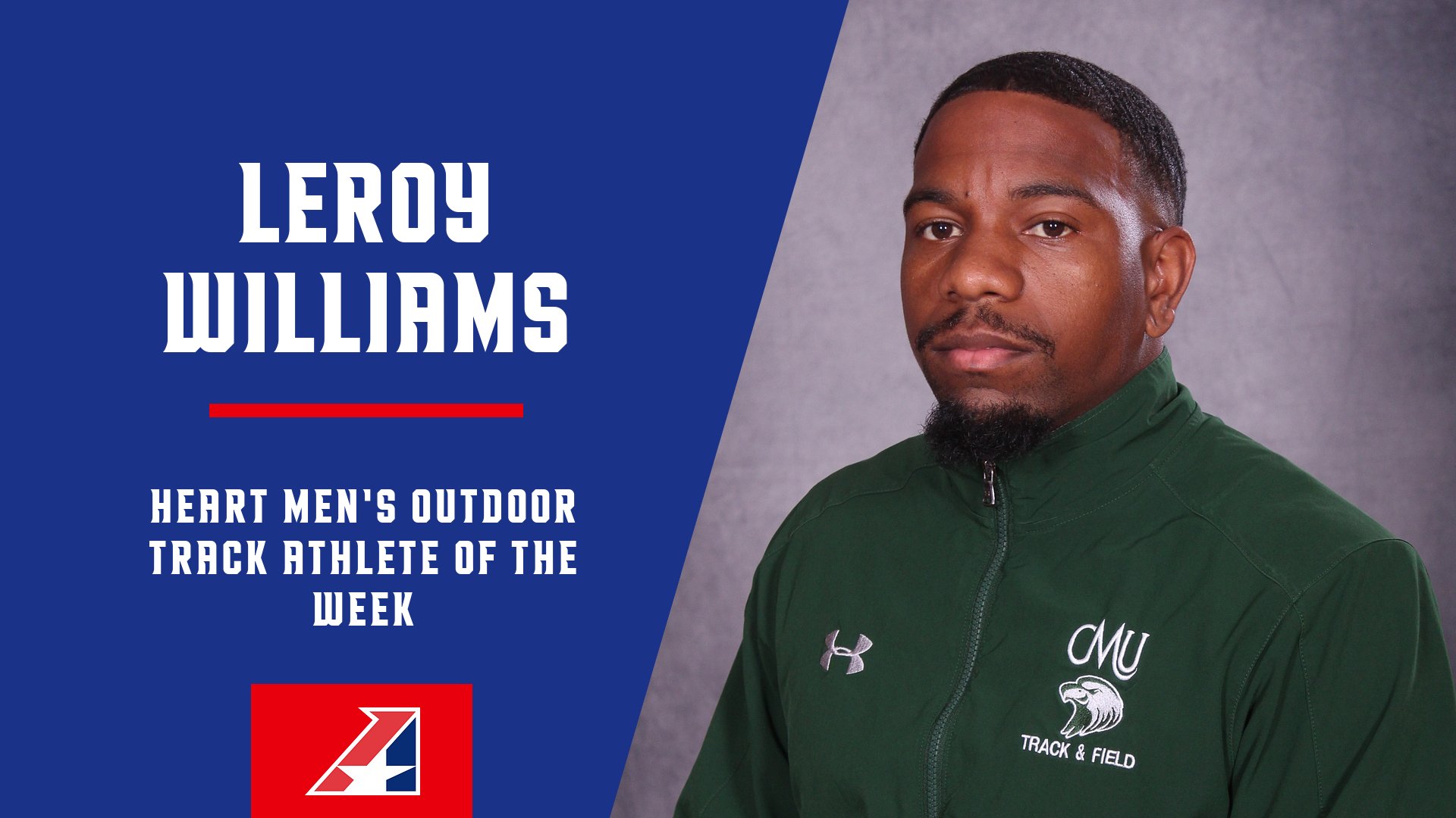 Williams Tabbed as Heart Men's Outdoor Track Athlete of the Week