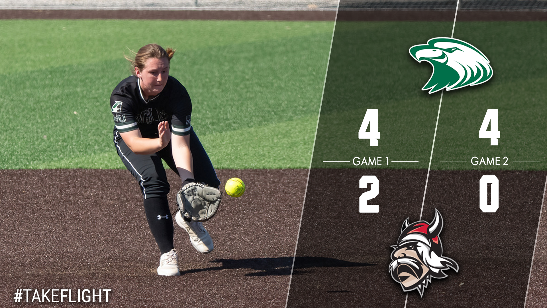No. 3 Eagles Complete Weekend with Sweep of Vikings